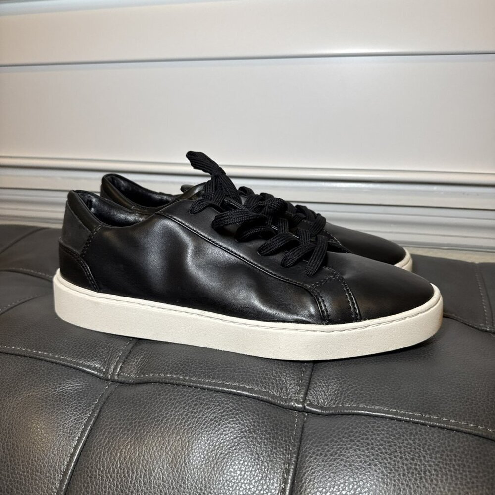 Thousand Fell Men’s 11.5 Low Top Lace Up Sneakers Black/White